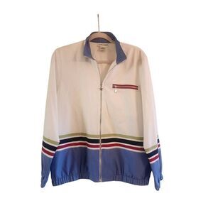 Vintage Afred Dunner tennis jacket  zip front size 10